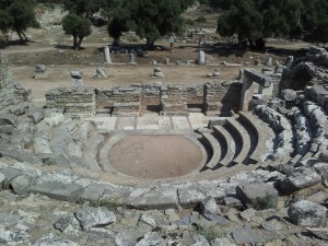 The Theatre, Iassos, Muğla, Türkiye.