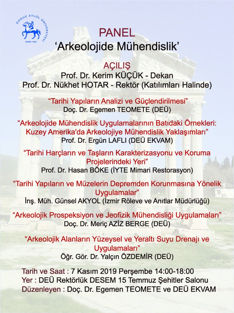 Arkeolojide Muhendislik Paneli